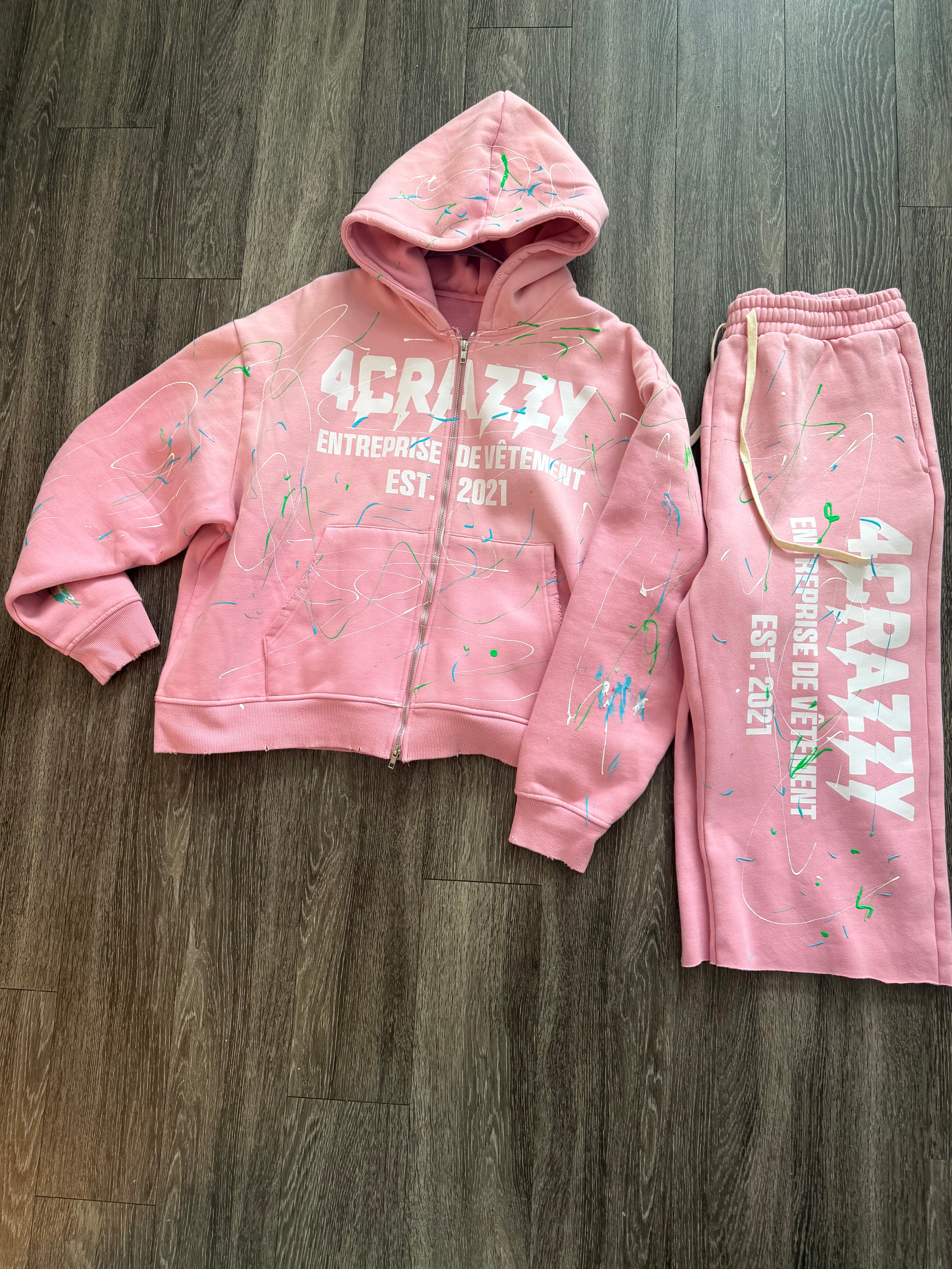 4CRAZZY Zip + Jorts Set