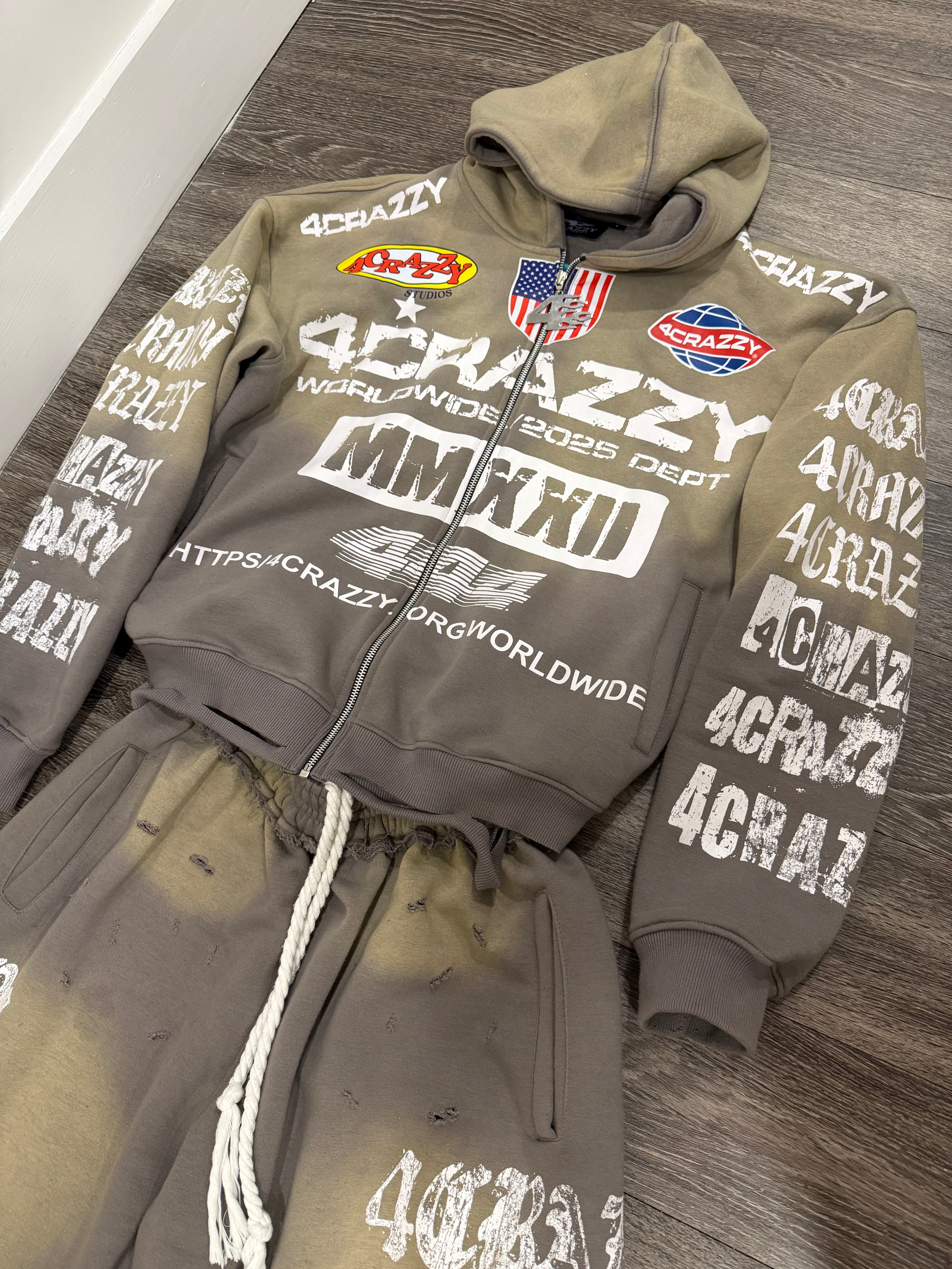 444 Zip Jacket Jumpsuits