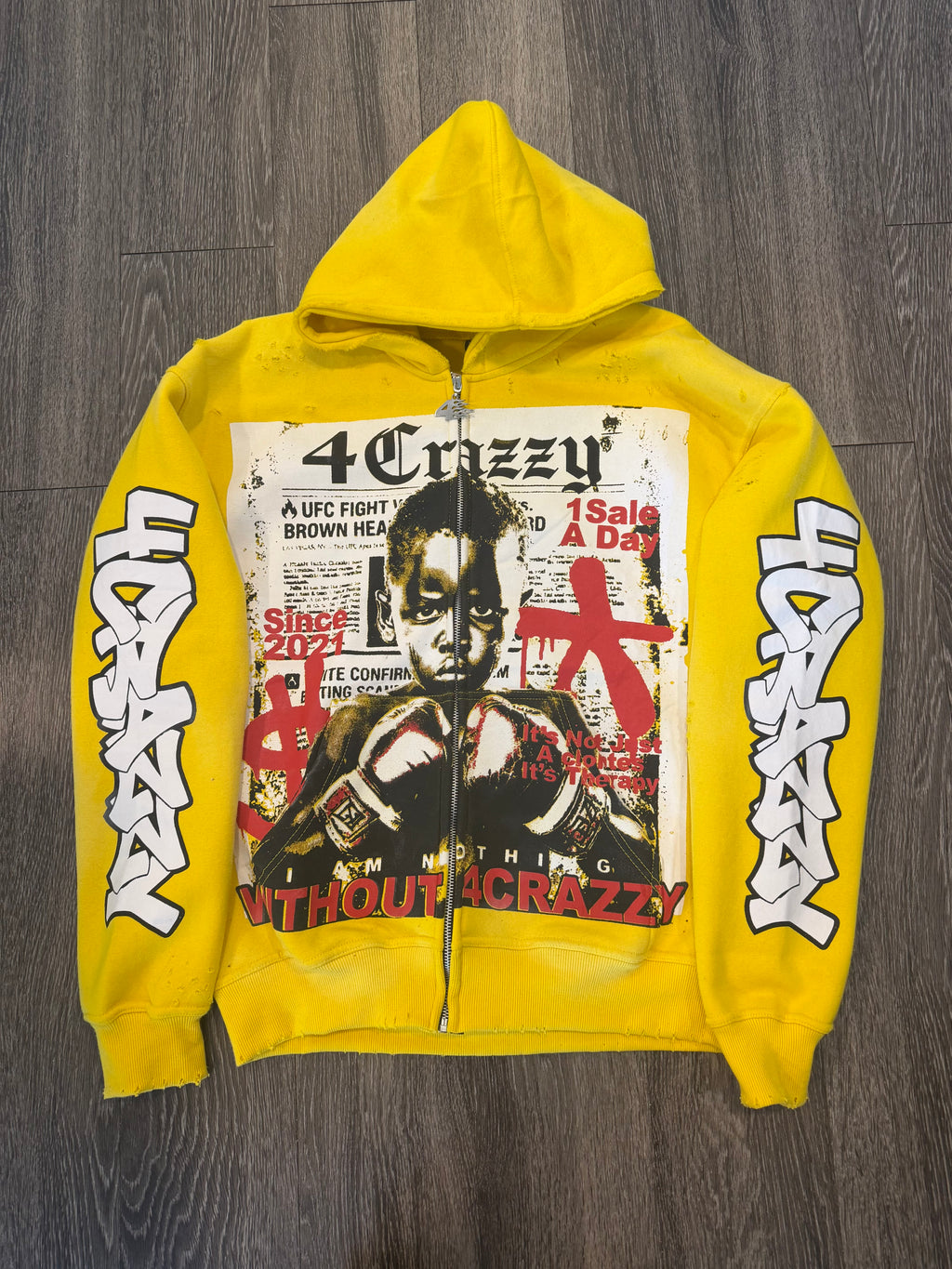 4CRAZZY Fight Night Zip Jackets