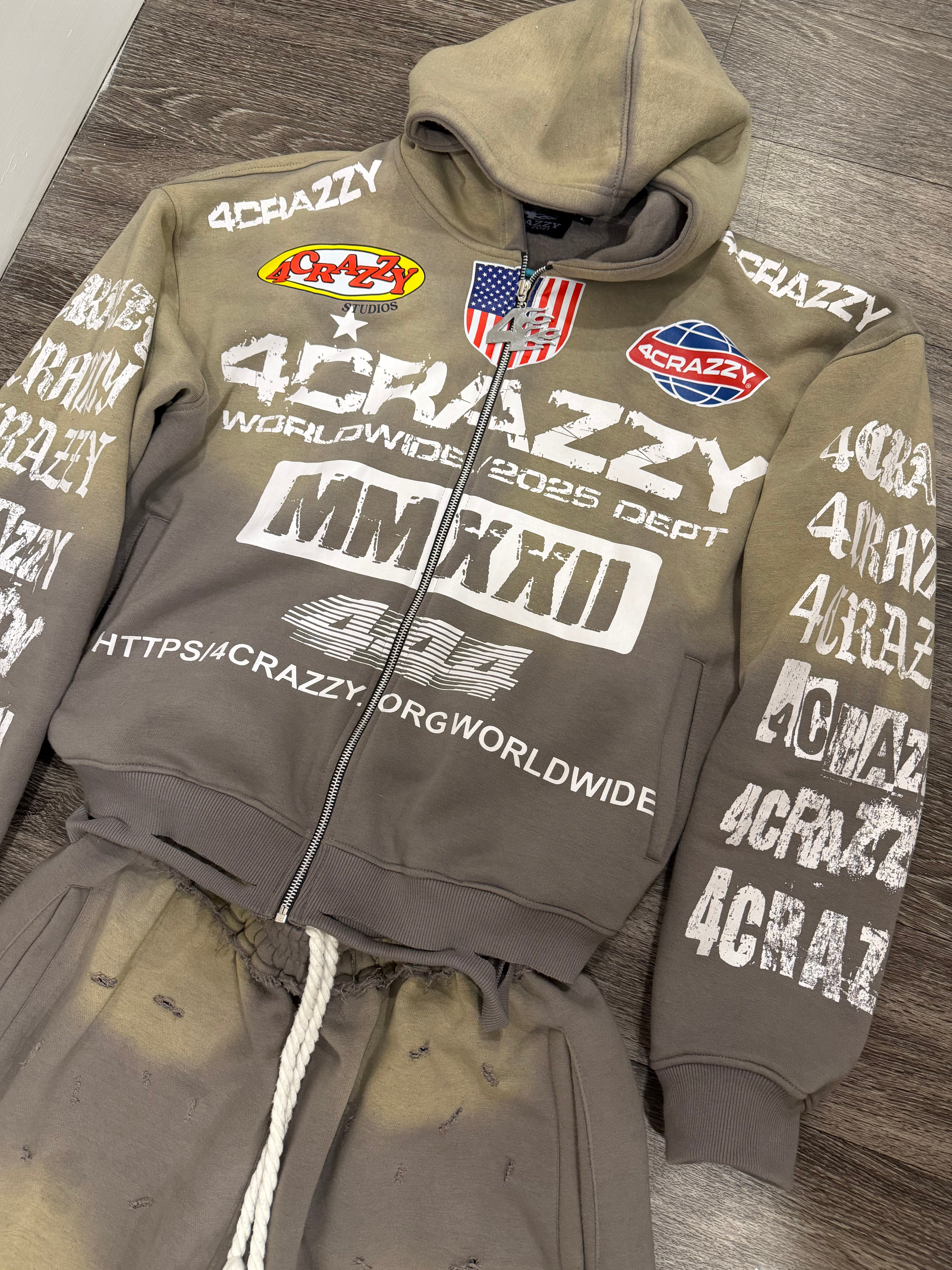 444 Zip Jacket Jumpsuits