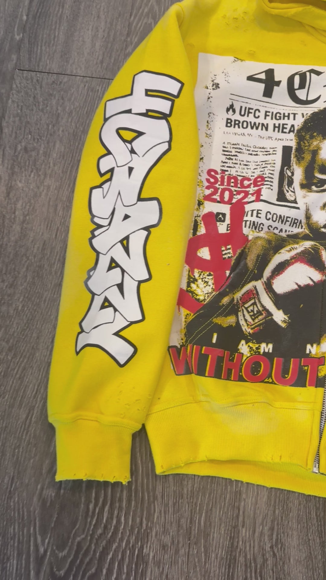 4CRAZZY Fight Night Zip Jackets